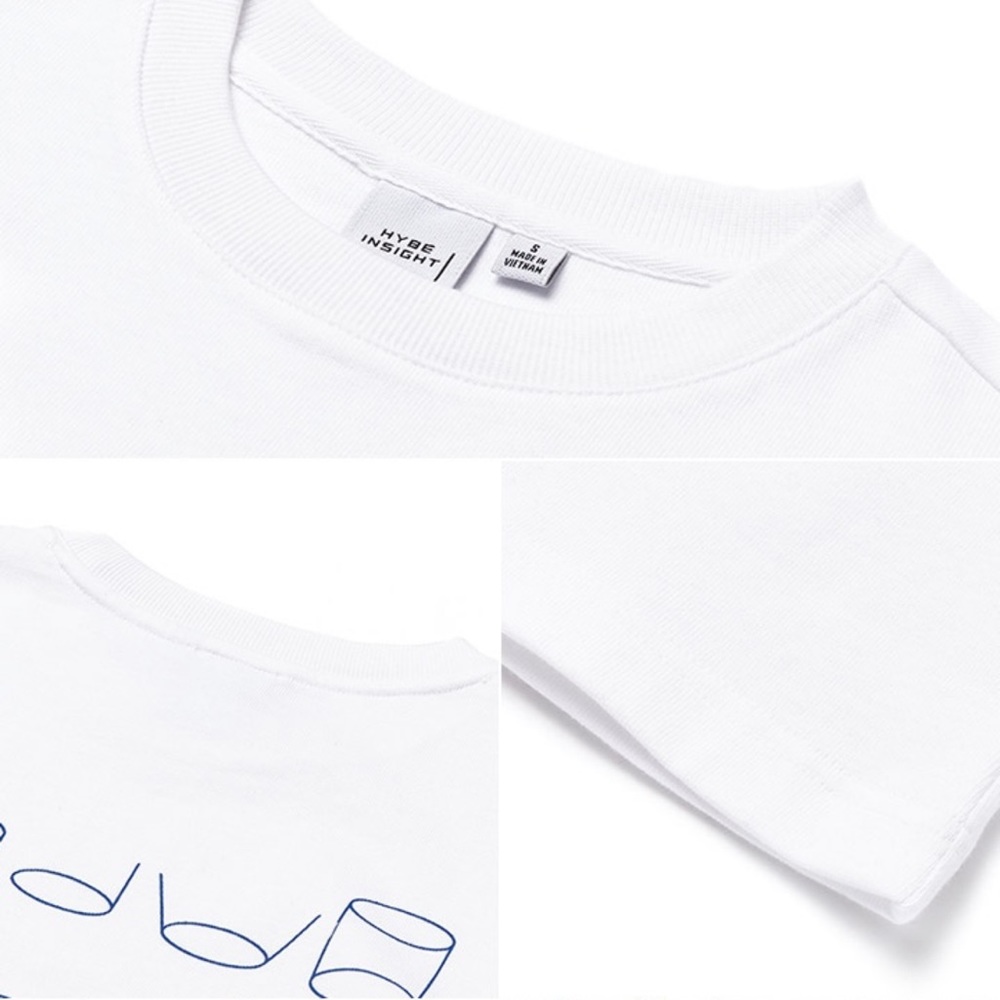 HYBE INSIGHT: White T-Shirt - Official Exclusive Merchandise - BTS - SEALED - Picture 4 of 6